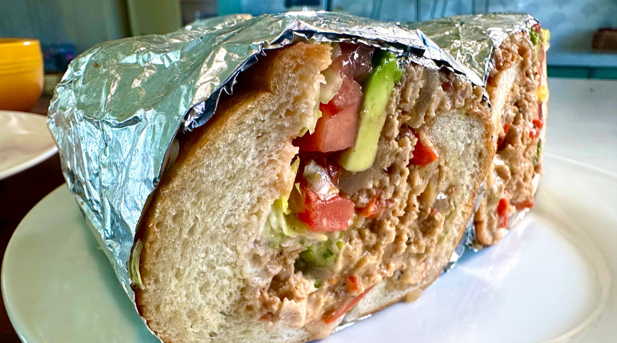 Big Poppa’s Chopped Chicken Torta