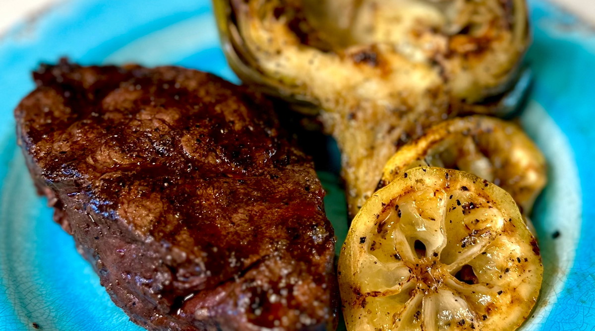 Big Poppa’s Chairman’s Reserve Filet & Artichokes Recipe