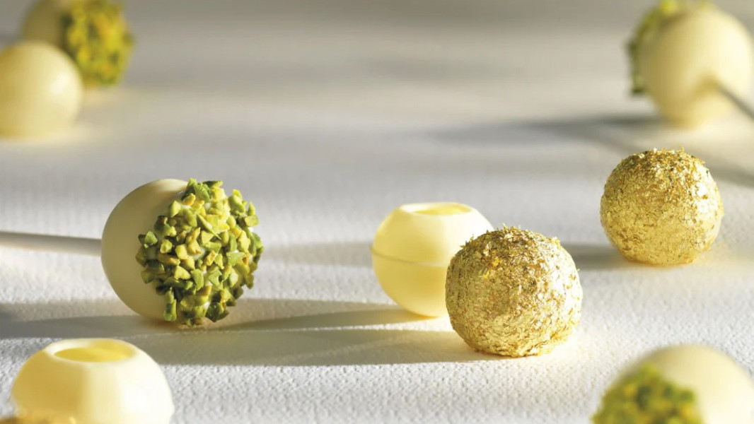 Image of White Pistachio Chocolate truffles