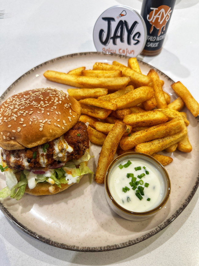 Image of Copy of Banging Buffalo Chicken Burger