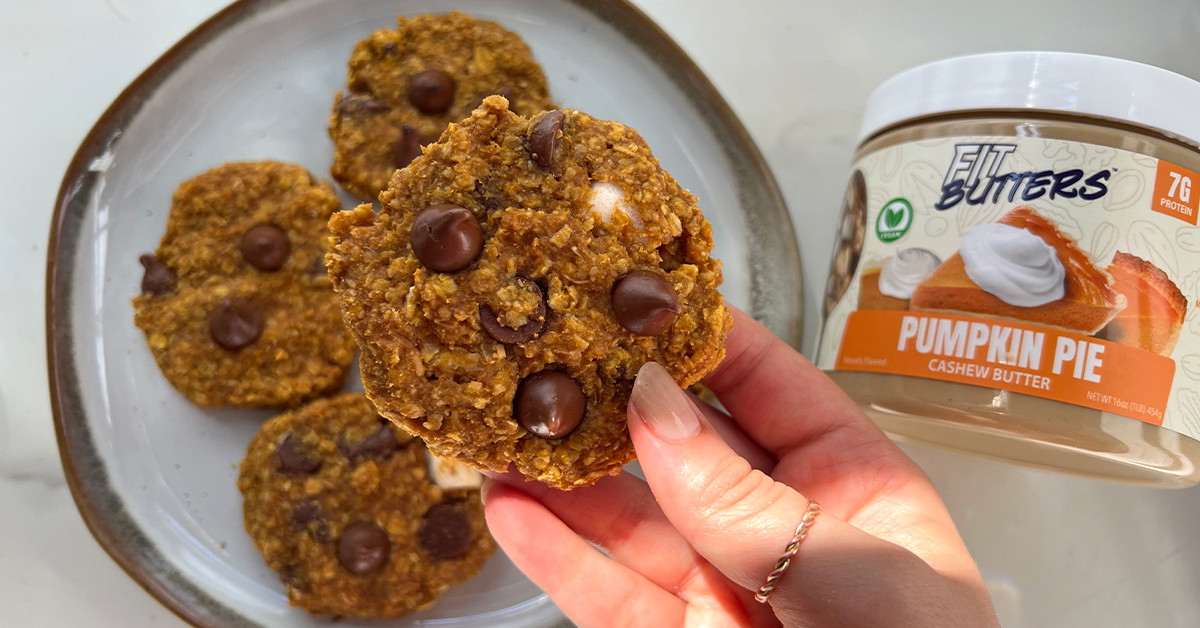 Easy, Healthy Fit Butters Pumpkin Pie Cookies