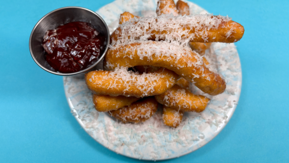 Image of Savoury Cheese Churros with a Chilli Jam dip