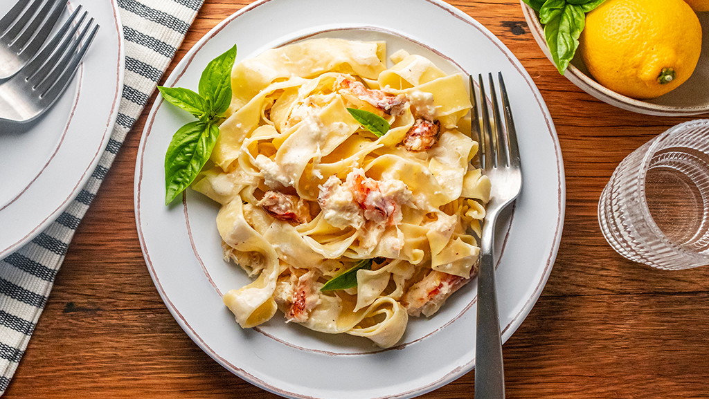 Image of Creamy Crab Pappardelle