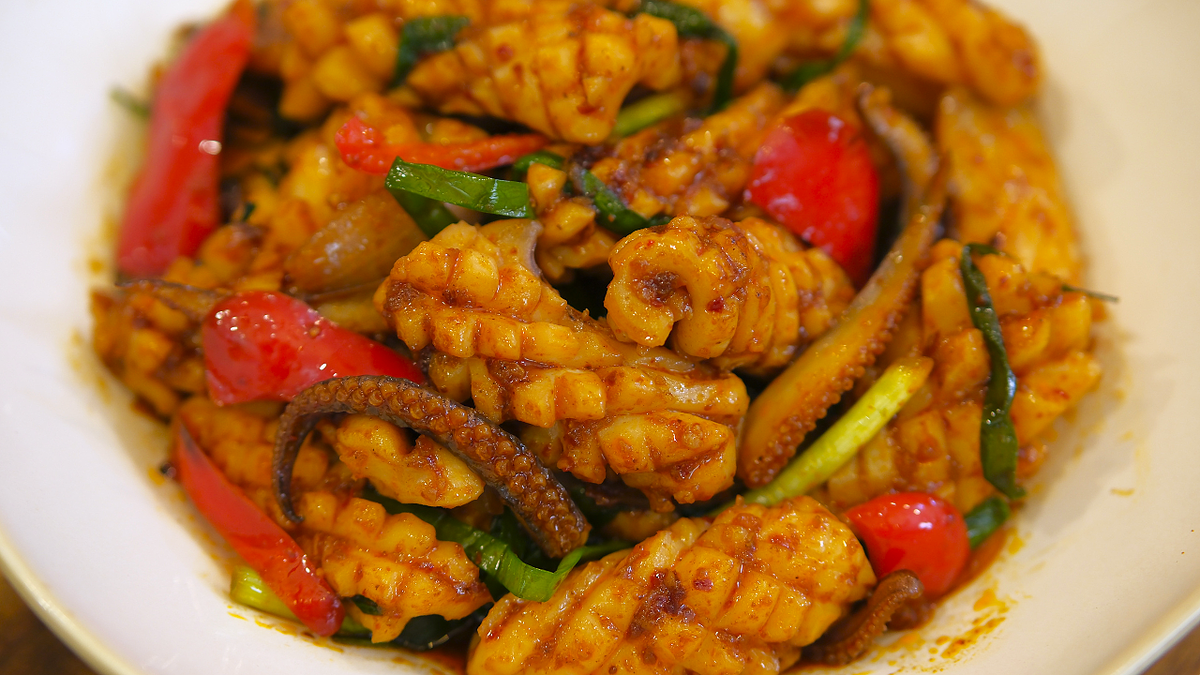 How Chinese People Stir-fry Squid