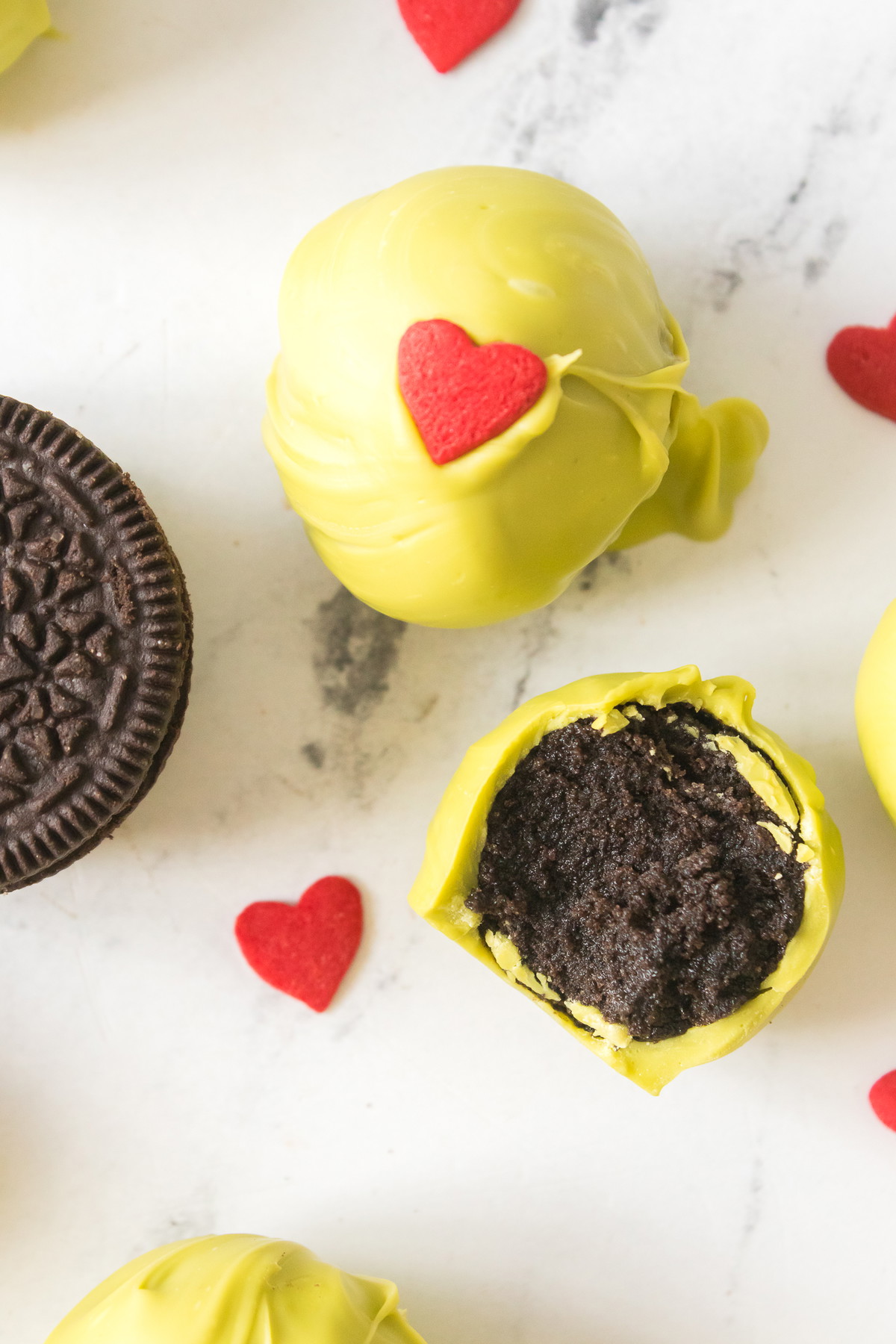 Grinch Oreo Balls