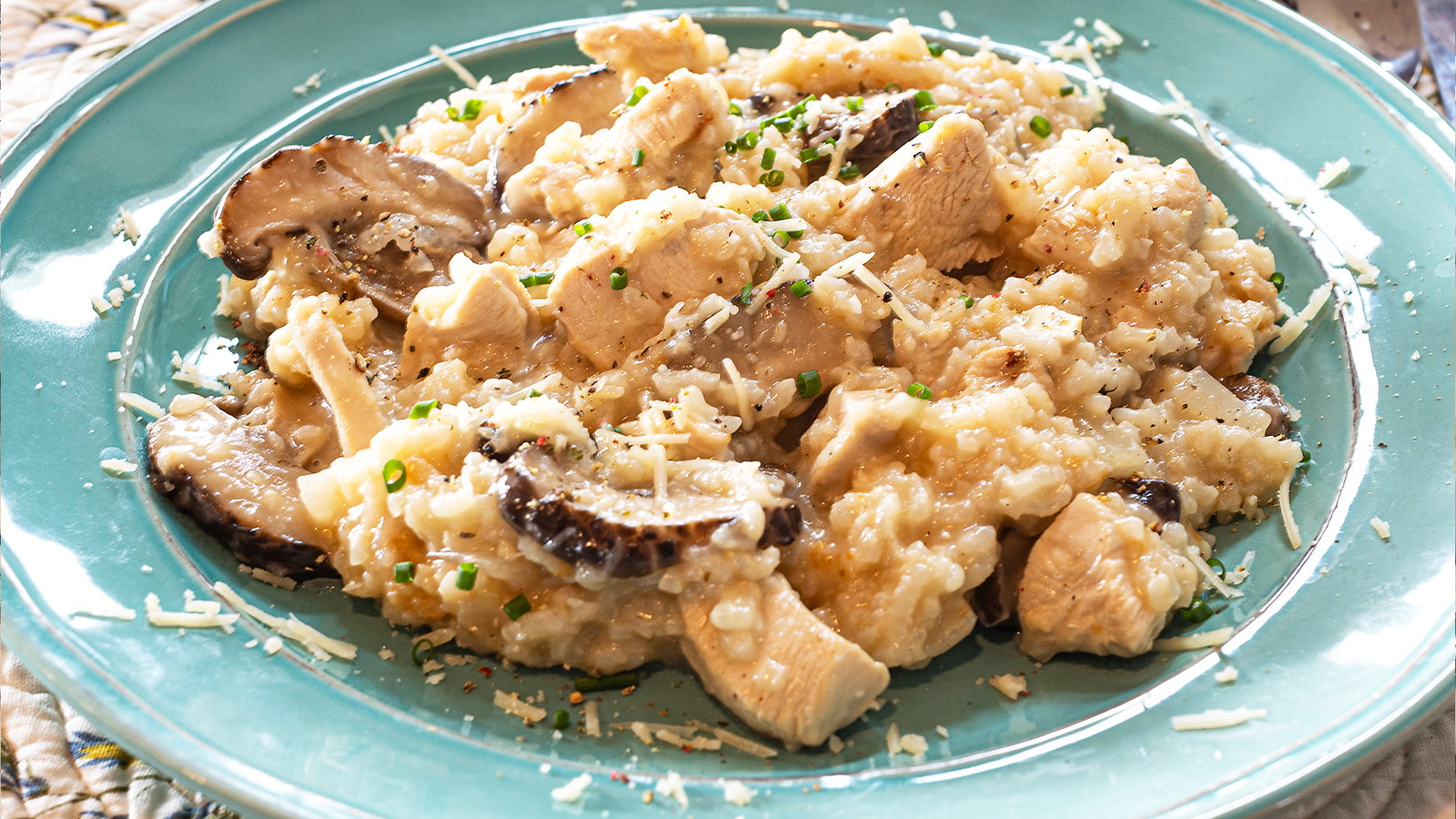 Image of Risotto with Chicken and Mushrooms