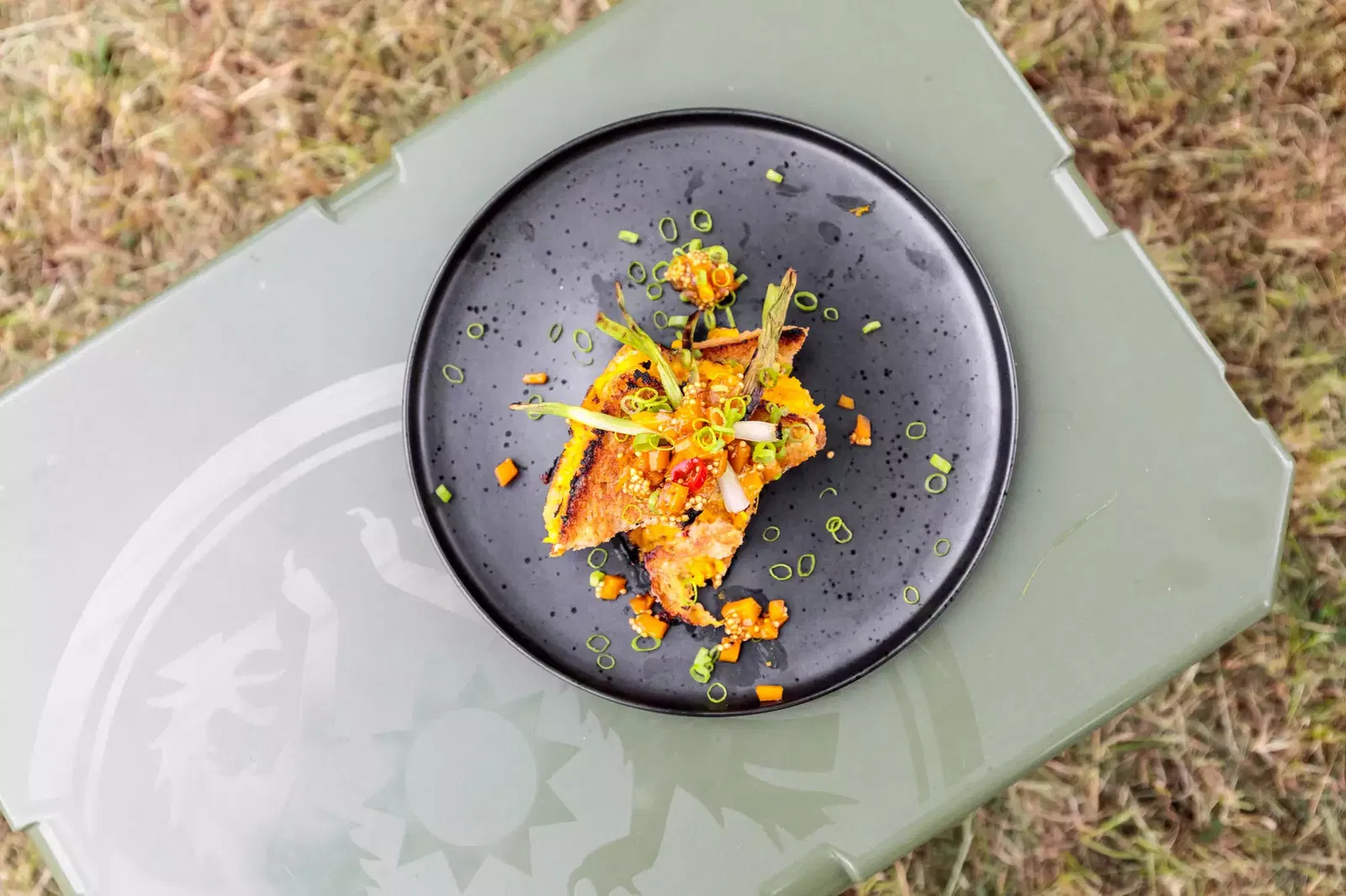 Gegrilltes Käse-Sandwich mit Kürbis – Petromax