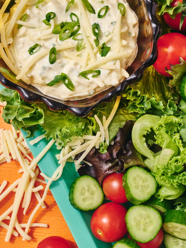 Image of Creamy Cheddar Salad Dressing