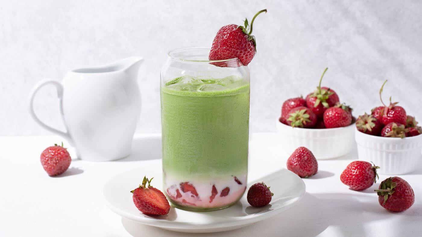 Image of Strawberry Matcha Recipe