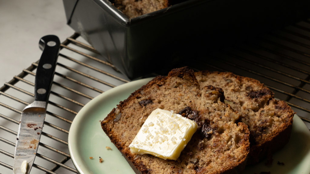 Image of Banana Bread with Leftover Chocolate