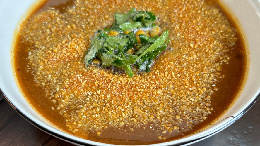 Image of Orange Peel Vathal Kuzhambu with Podi