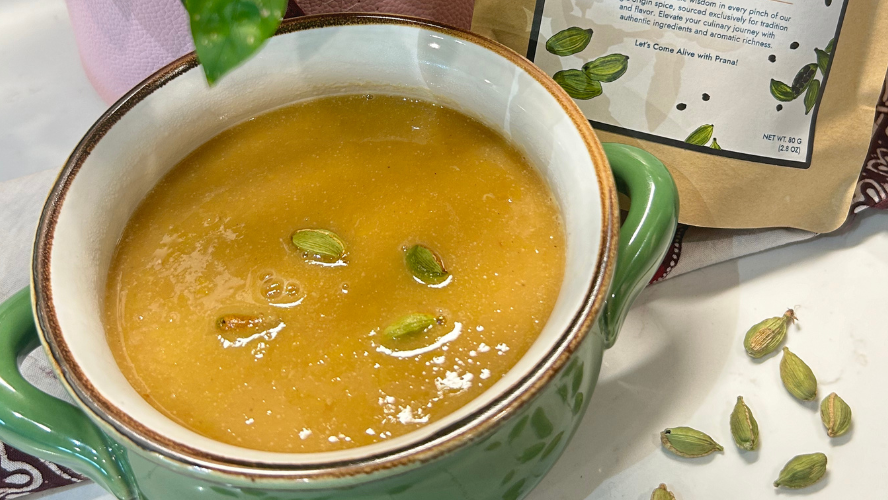 Image of Moong dhal Conjee with Shaashvat Cardamom