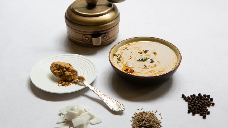 Image of Cilantro Ginger Yogurt Dip with Amalaki Pacchadi