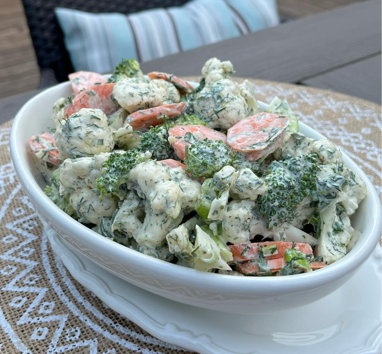 Image of Salade jardinière crémeuse à la Ranch