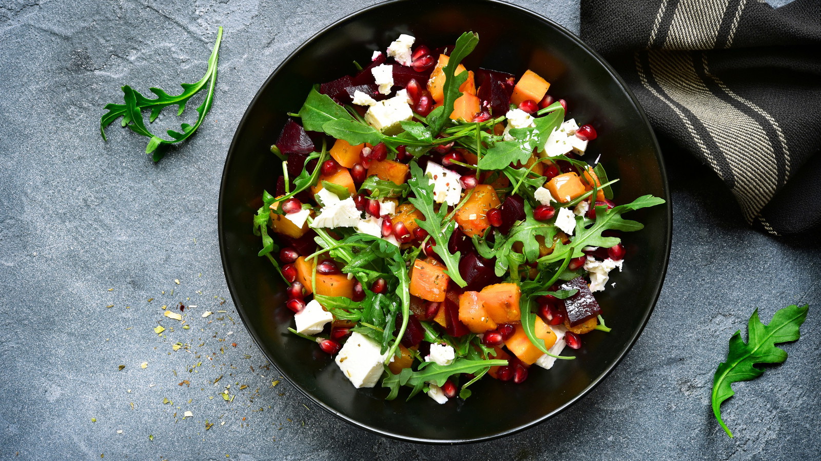 Image of Sweet Potato Arugula Wild Rice Salad