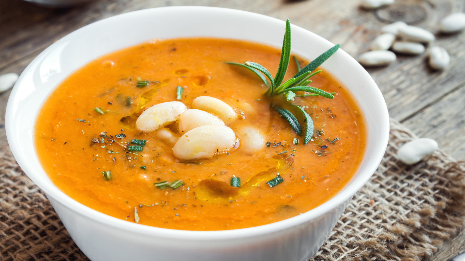 Image of Creamy White Bean Chicken Enchilada Soup