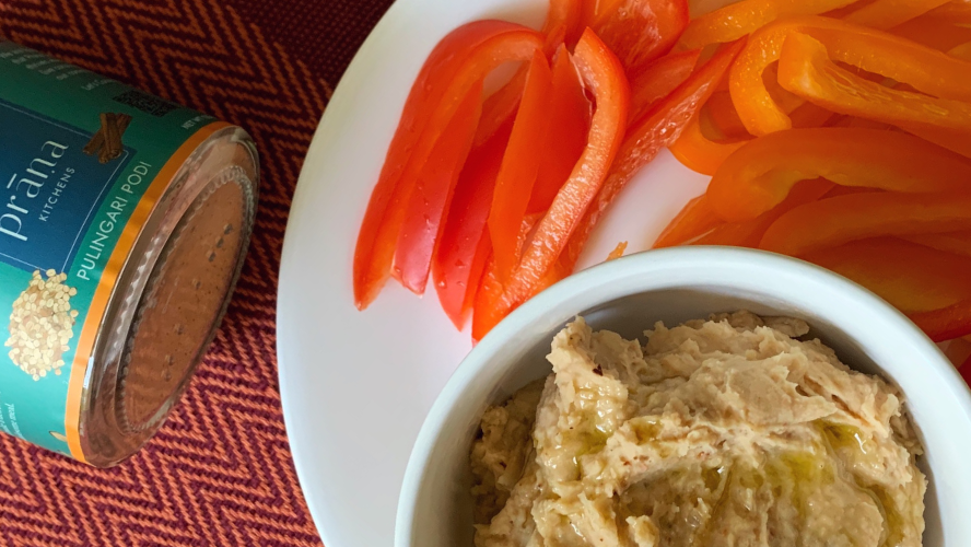 Image of White Bean Dip with Pulingari Podi