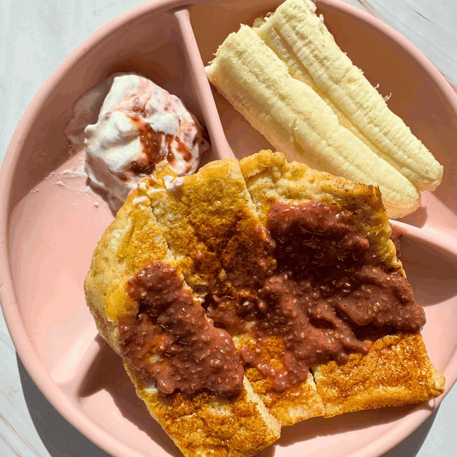 Image of Healthy French Toast with Homemade Chia Jam