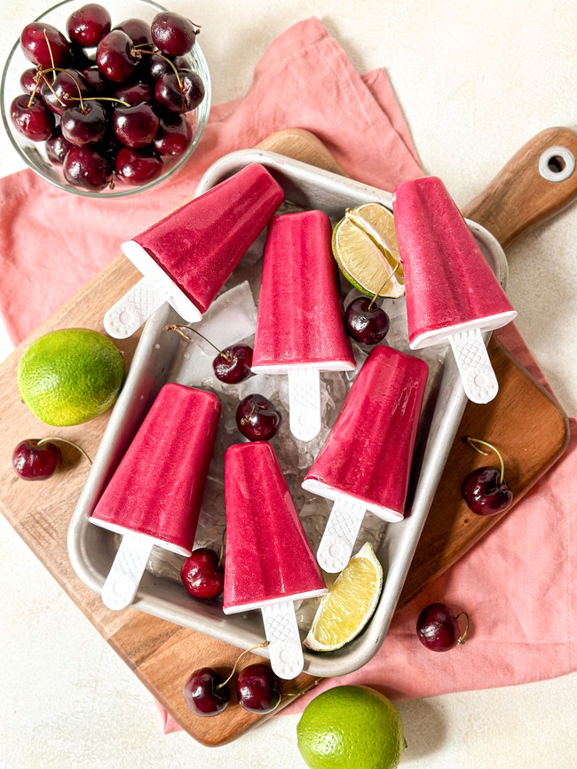 Image of Cherry Lime Popsicle