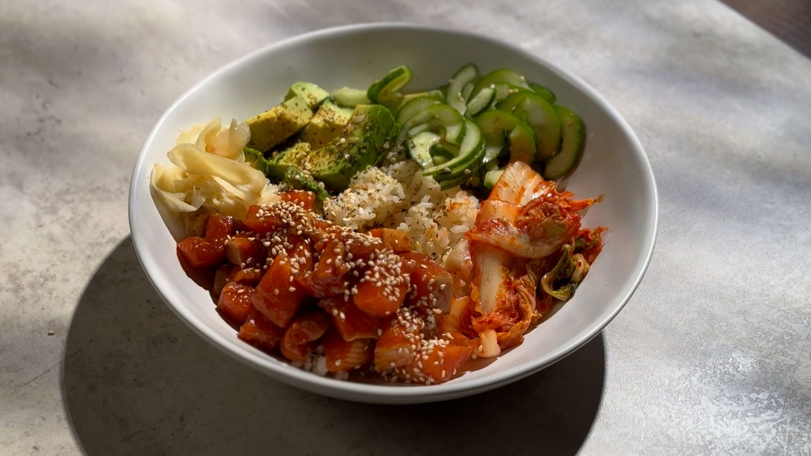 Image of New Zealand King Salmon Poke Bowl