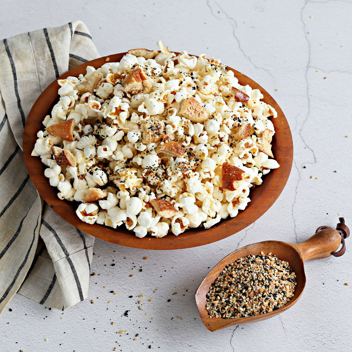 Everything Bagel Popcorn