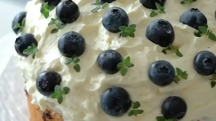 Image of Blueberry Cream Cake