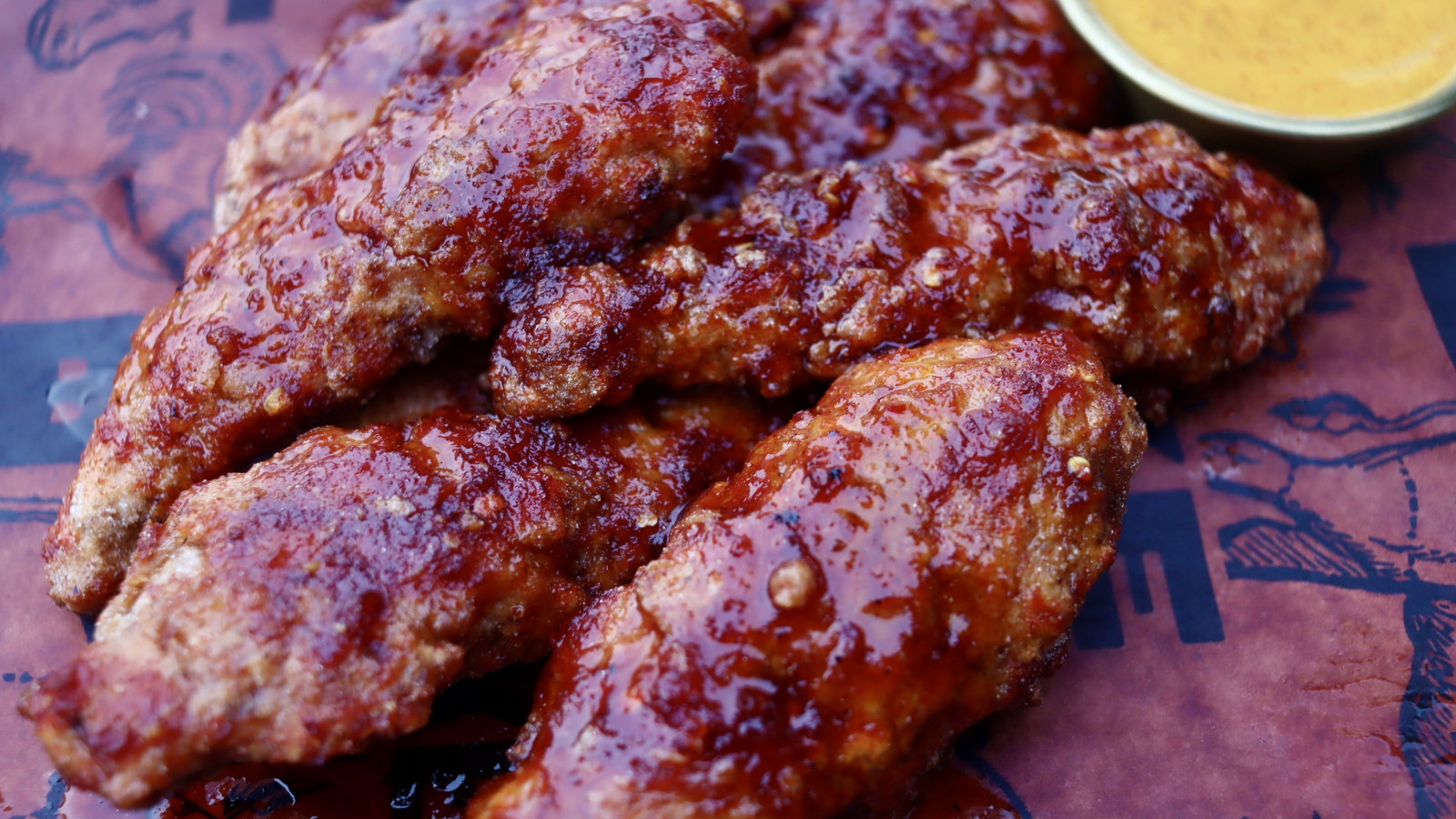 Image of Smoke Fried Chicken Tenders with Hot Honey Mustard