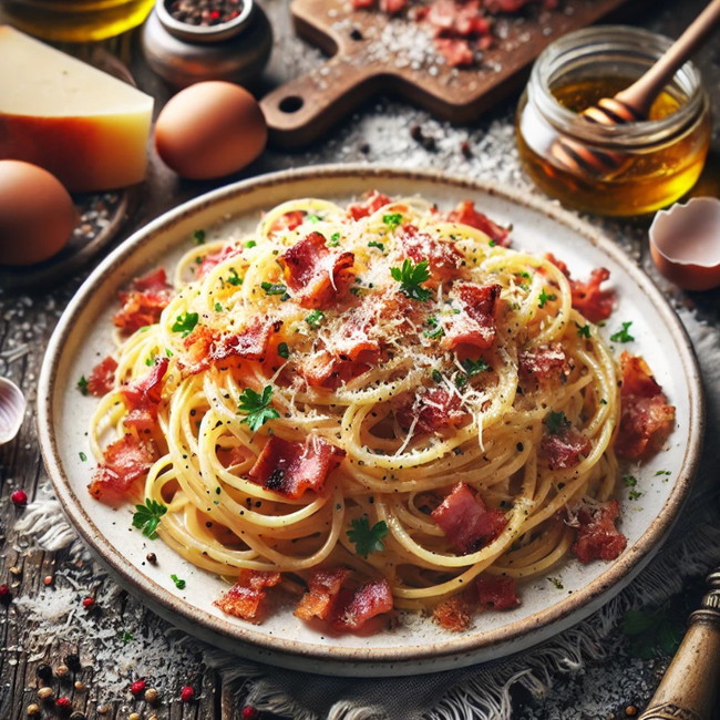 Image of Giovanni's Spaghetti Carbonara Recipe