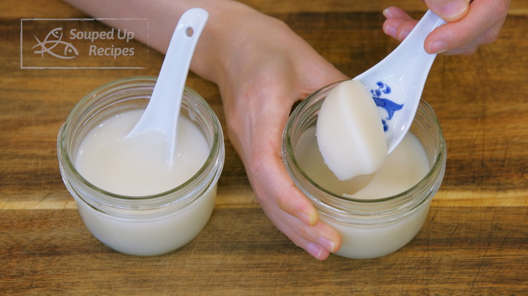 Image of I let them sit at room temperature (78°F / 25.5°C) overnight. Now, their temperature is the same, but the difference is significant. The left one is still soft, creamy, and pretty fluent, which is a sign of high-quality lard. The right one is...