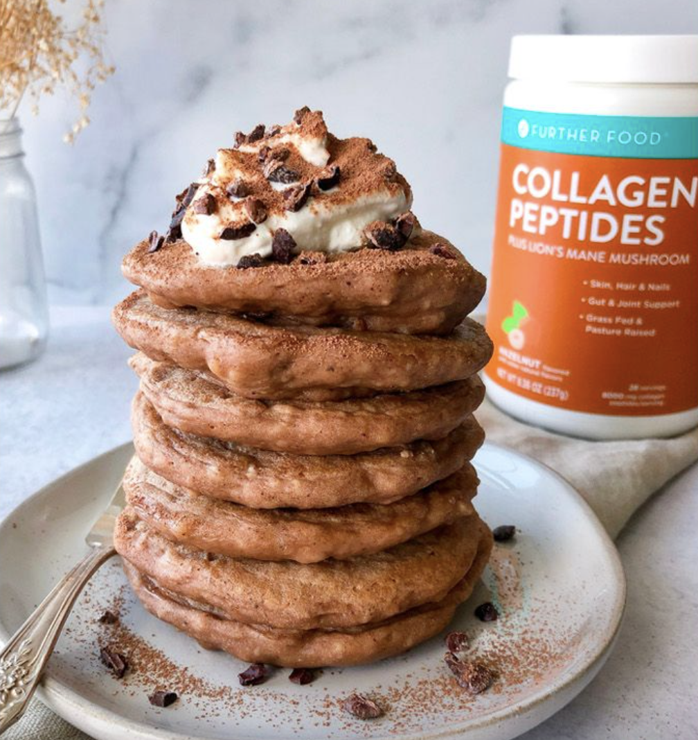 Image of Chocolate Hazelnut Pancakes (Gluten-free)