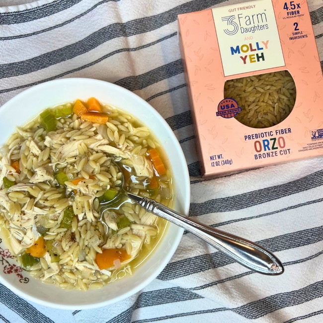 Image of Lemon Chicken Orzo Soup