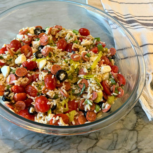 Image of ITALIAN ORZO PASTA SALAD