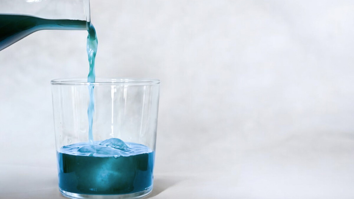 Image of Cold-Pressed Blue Juice