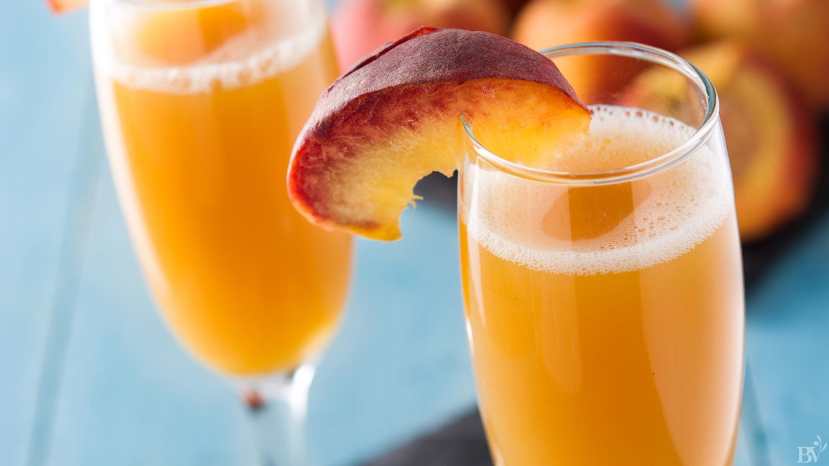 Peach Balsamic Bellini