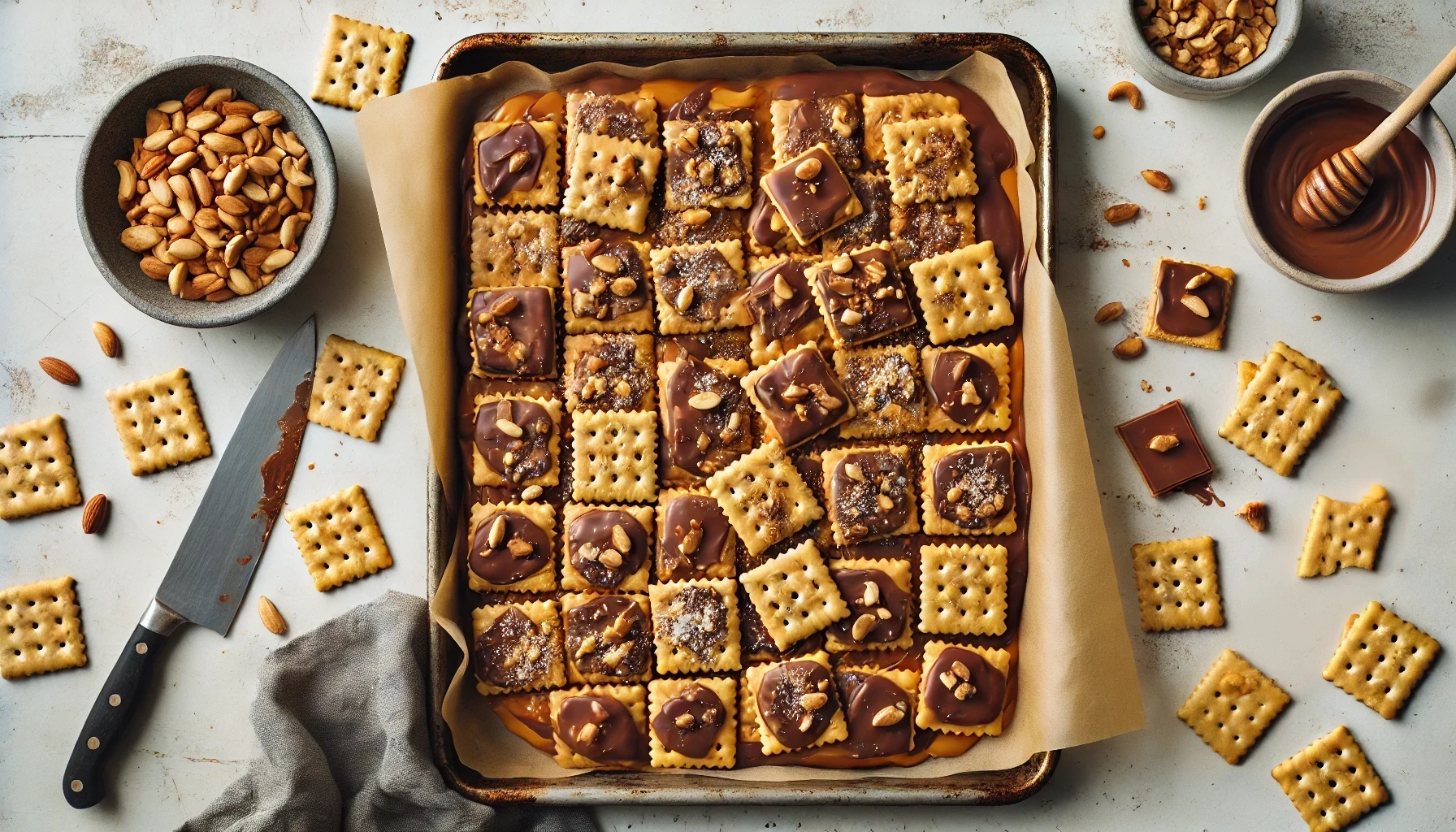 Image of Saltine Toffee Cookies