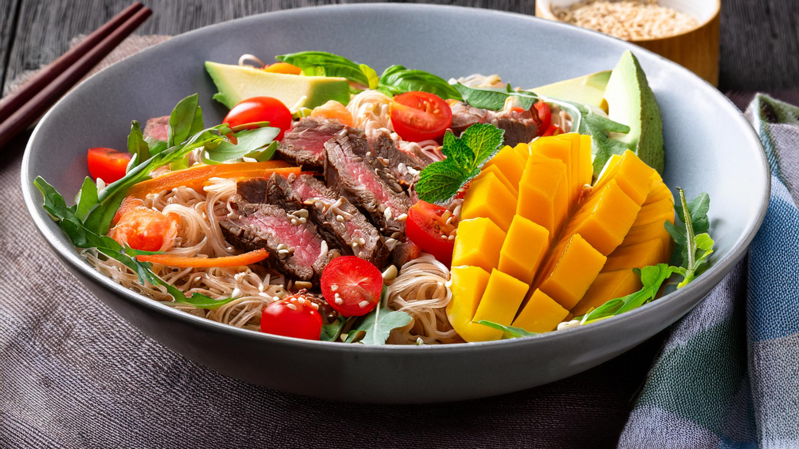 Image of Thai Steak and Noodle Salad