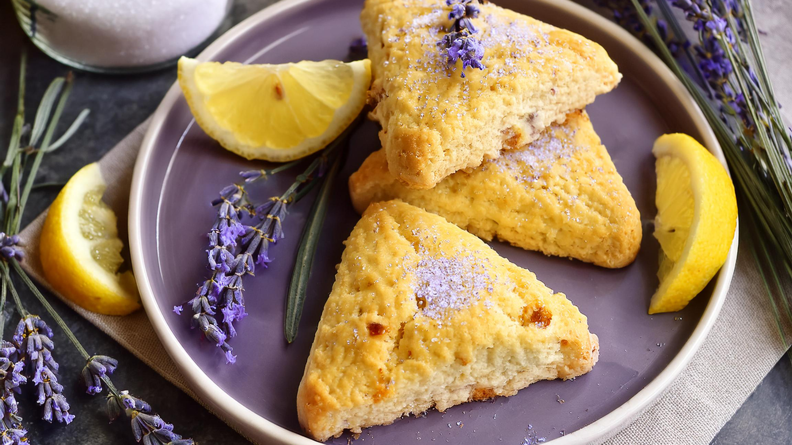 Image of Lavender Lemon Scones