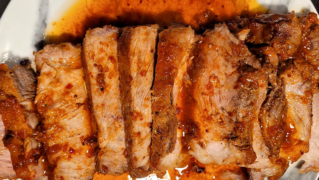 Image of Garlic and Apricot Roasted Pork Loin