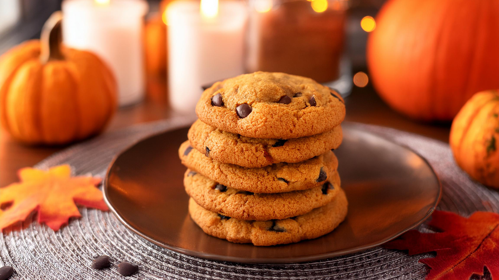 Image of Pumpkin Caramel Chocolate Chip Cookies