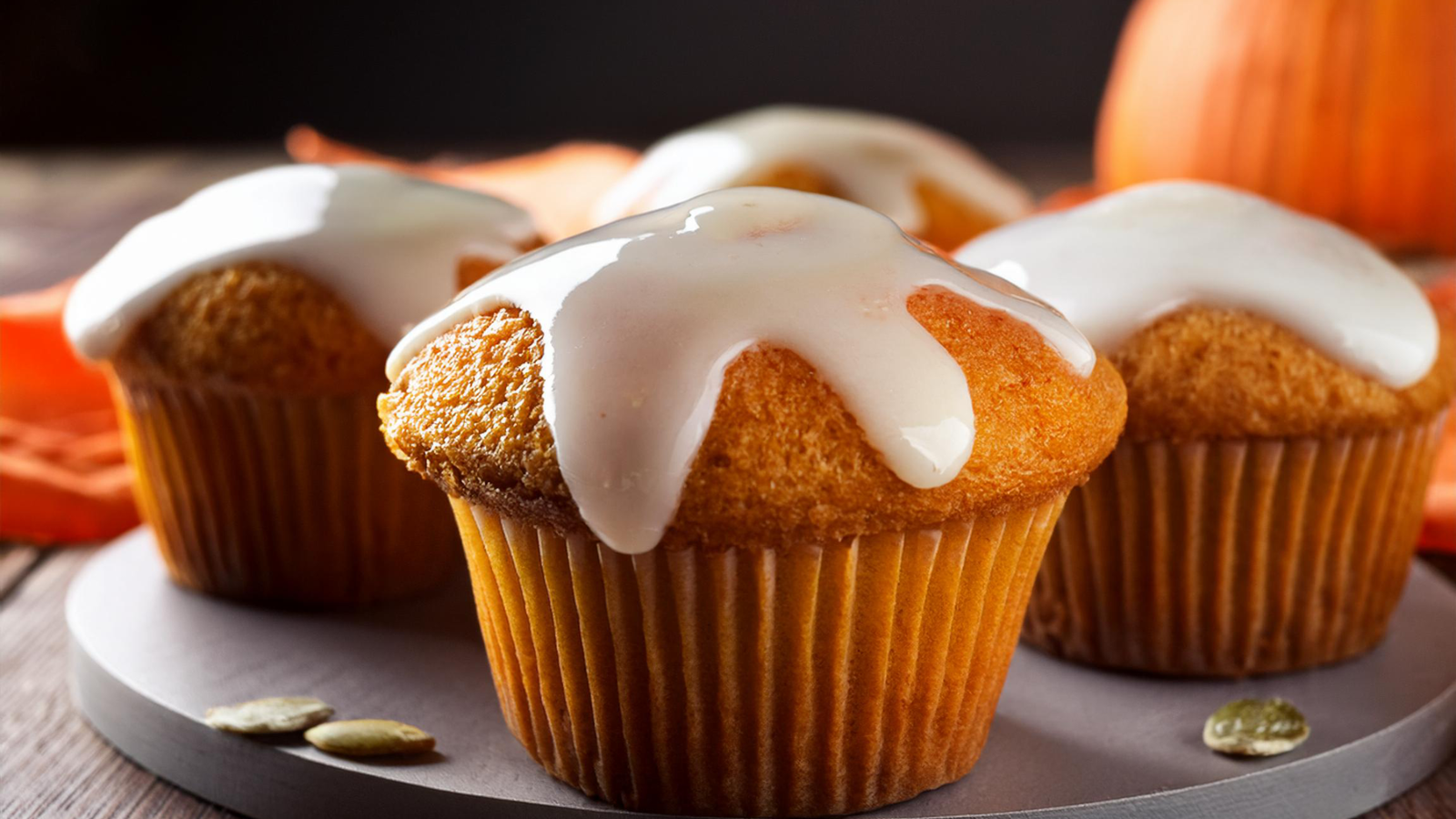 Image of Pumpkin Muffin with Maple Glaze