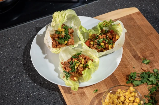 Image of Ground Turkey Taco Lettuce Wraps