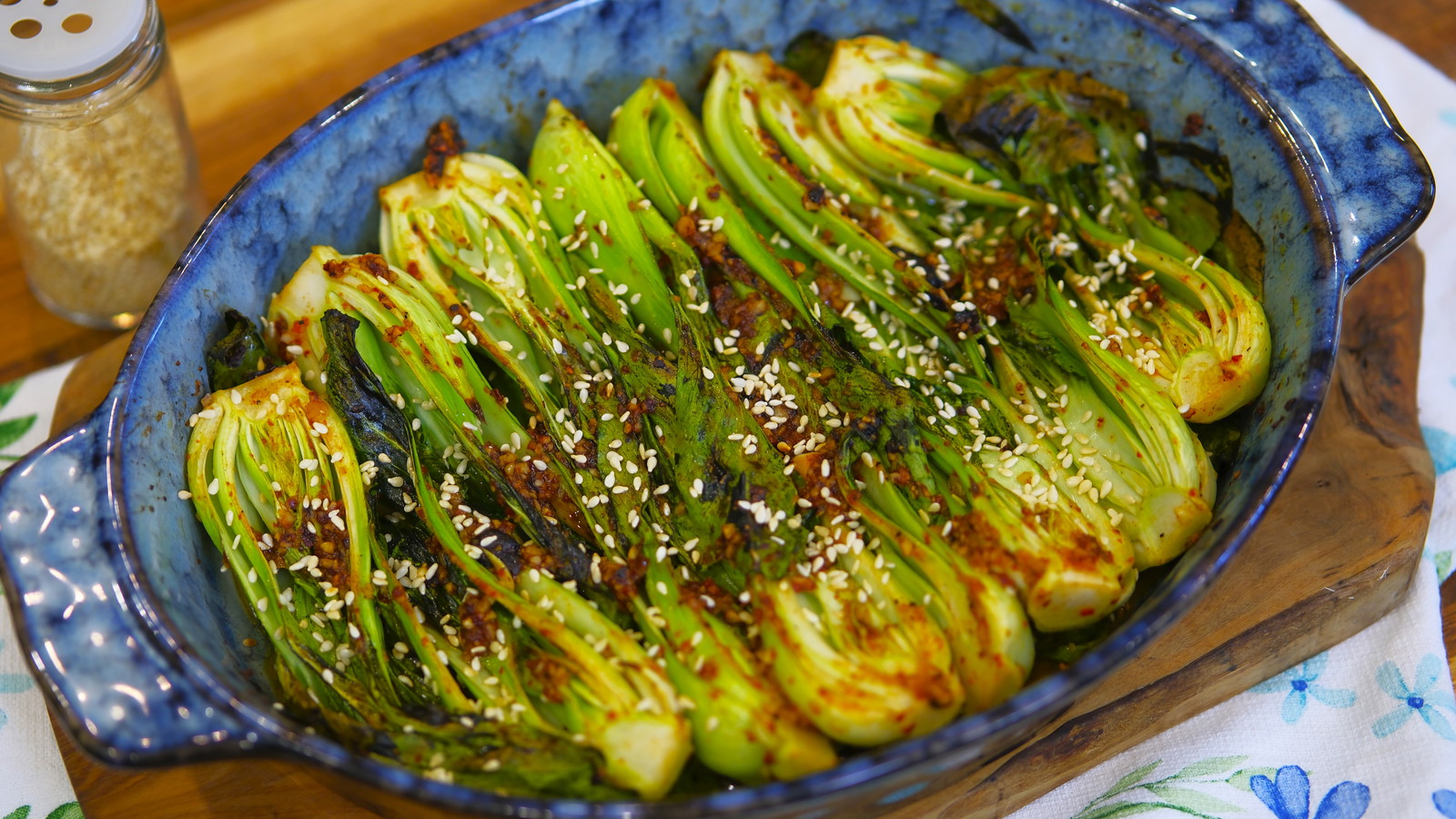 Image of Oven-roasted Bok choy Recipe (Ready in 15 Minutes)