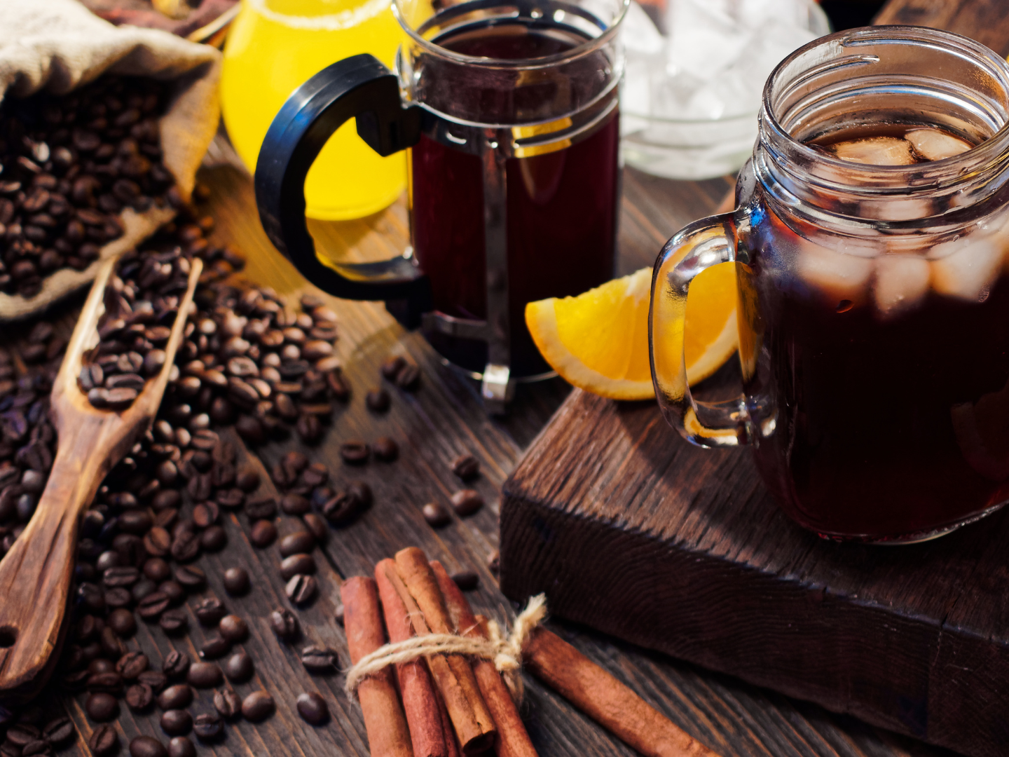 Recette de café Wabi : café glacé épicé à l'orange - Wabilogic