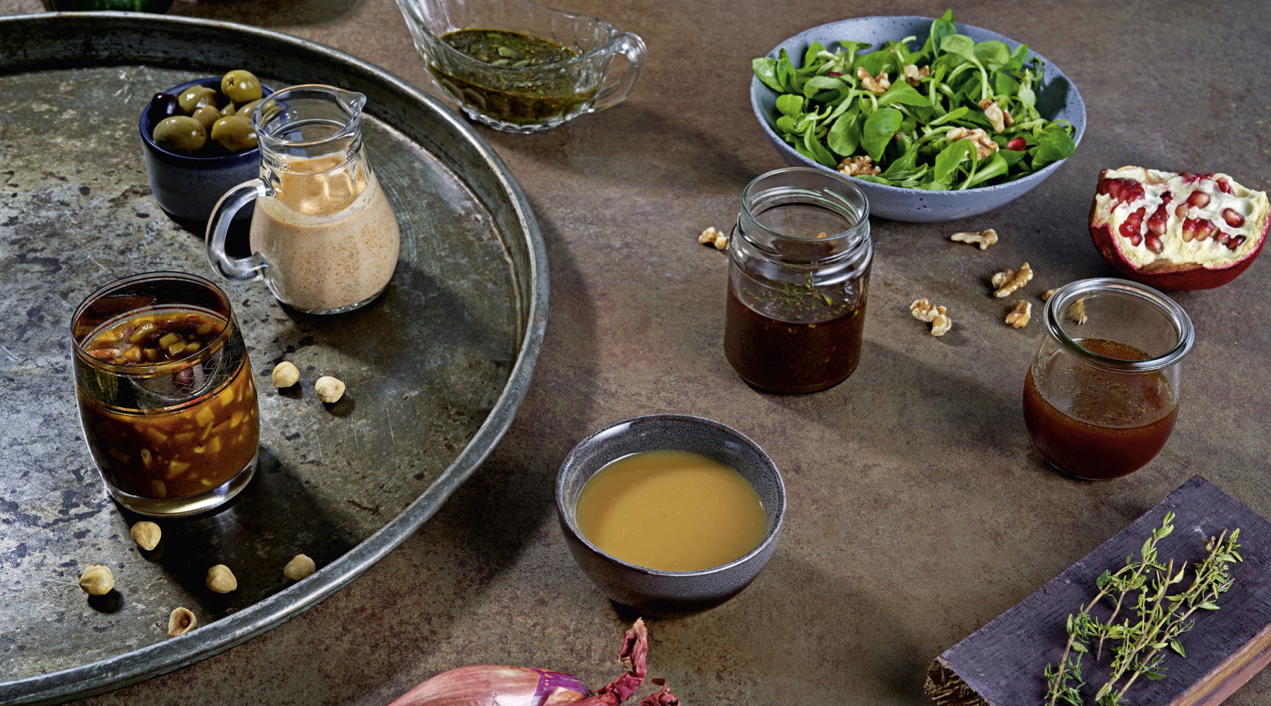 Herbstliches Salatdressing: Nocciole Crema Rezept