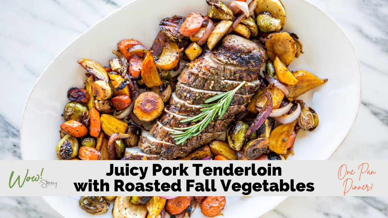 Image of Juicy Pork Tenderloin with Roasted Fall Vegetables