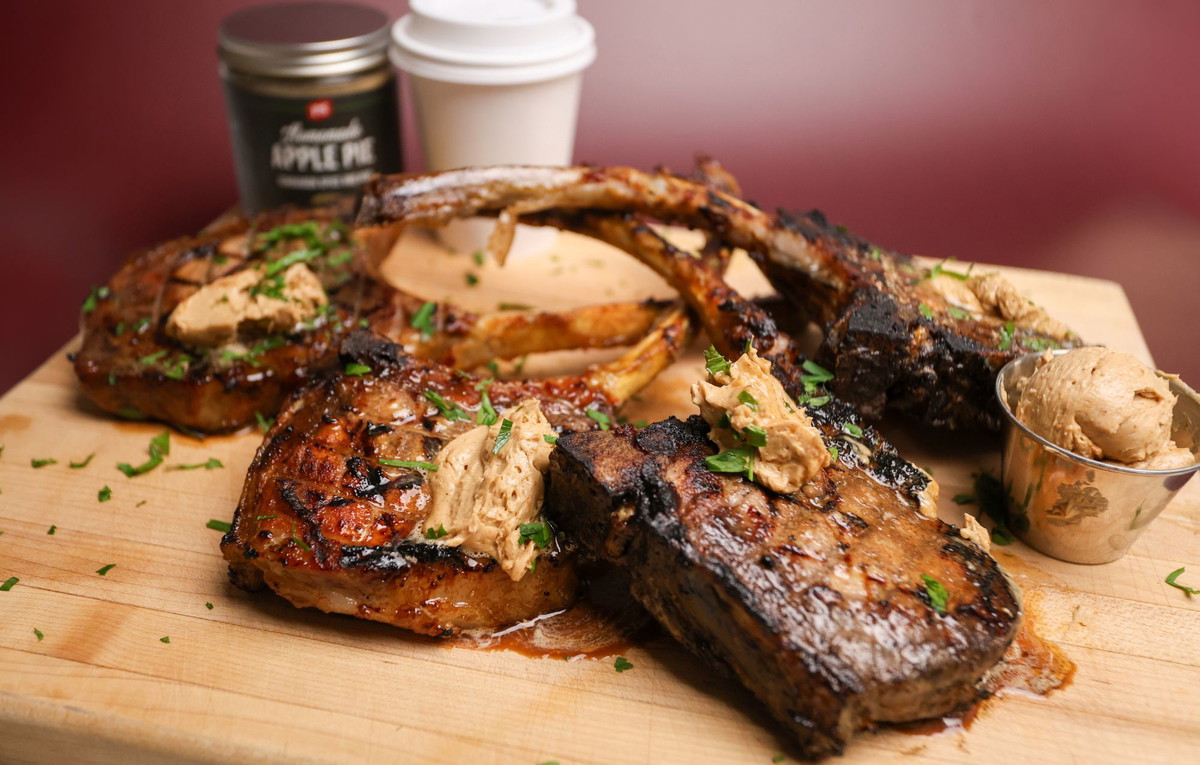 Pumpkin Spice Latte Pork Tomahawks