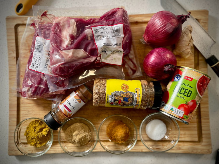 Image of Gather up all of the ingredients required, and lay them out in the order you will use them. Great if you get easily distracted like me! or have a few to many tins.