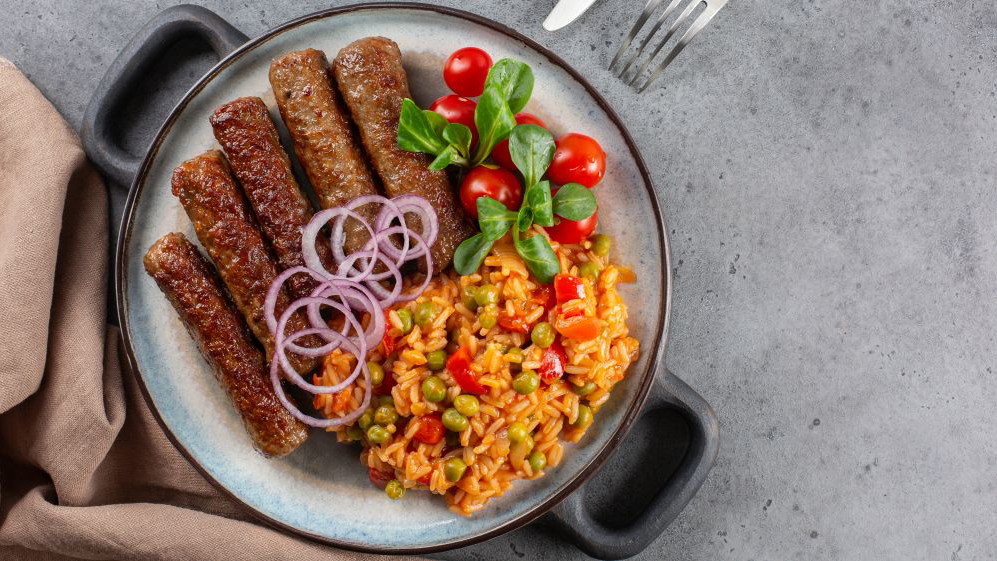 Image of Cevapcici Rezept mit Gemüsereis