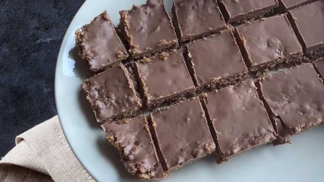 Image of Choco-Peanut Honey Weetabix Slice