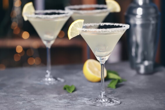 Image of How To Make a Non-Alcoholic Lemon Drop Martini Mocktail